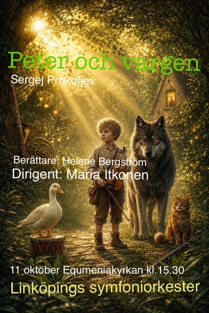 Peter och Vargen affisch